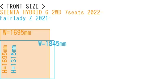 #SIENTA HYBRID G 2WD 7seats 2022- + Fairlady Z 2021-
